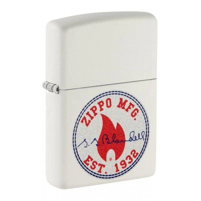 Zippo White Matte Zippo Design 48148